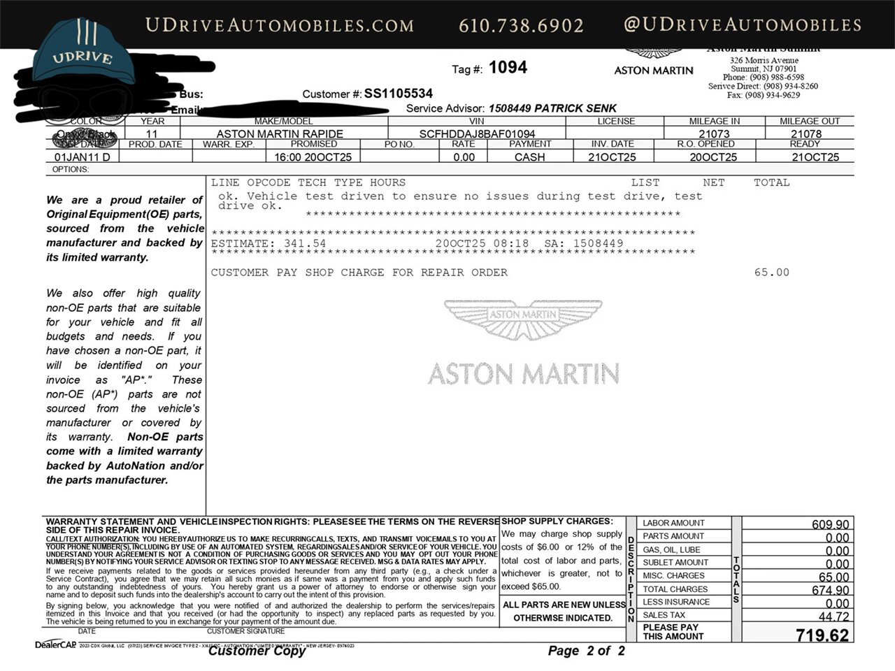 2011 Aston Martin Rapide Black over Red Bang & Olufsen 21K Miles - Photo 88 - West Chester, PA 19382