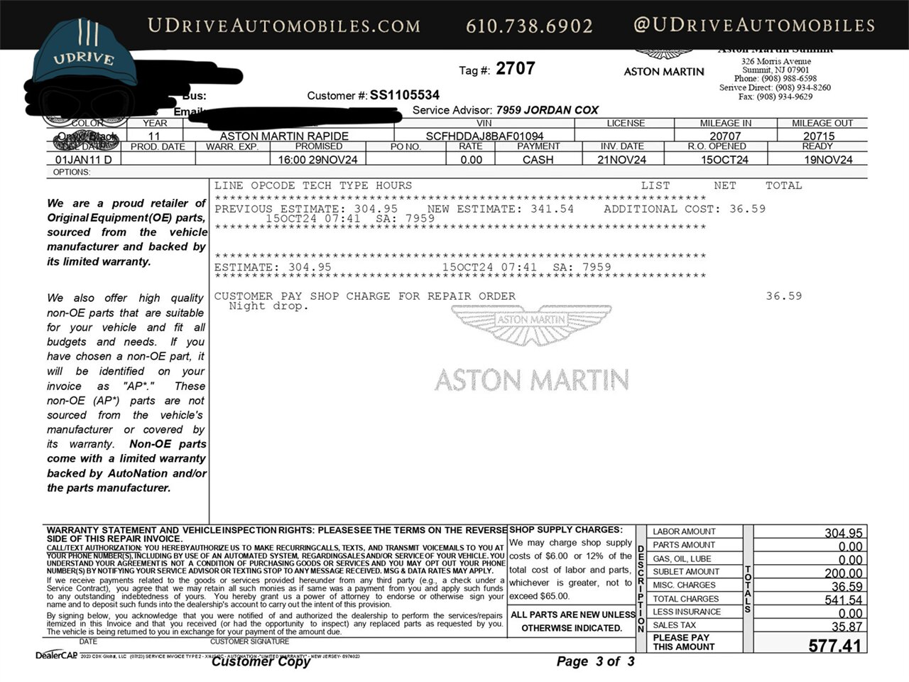 2011 Aston Martin Rapide Black over Red Bang & Olufsen 21K Miles - Photo 86 - West Chester, PA 19382