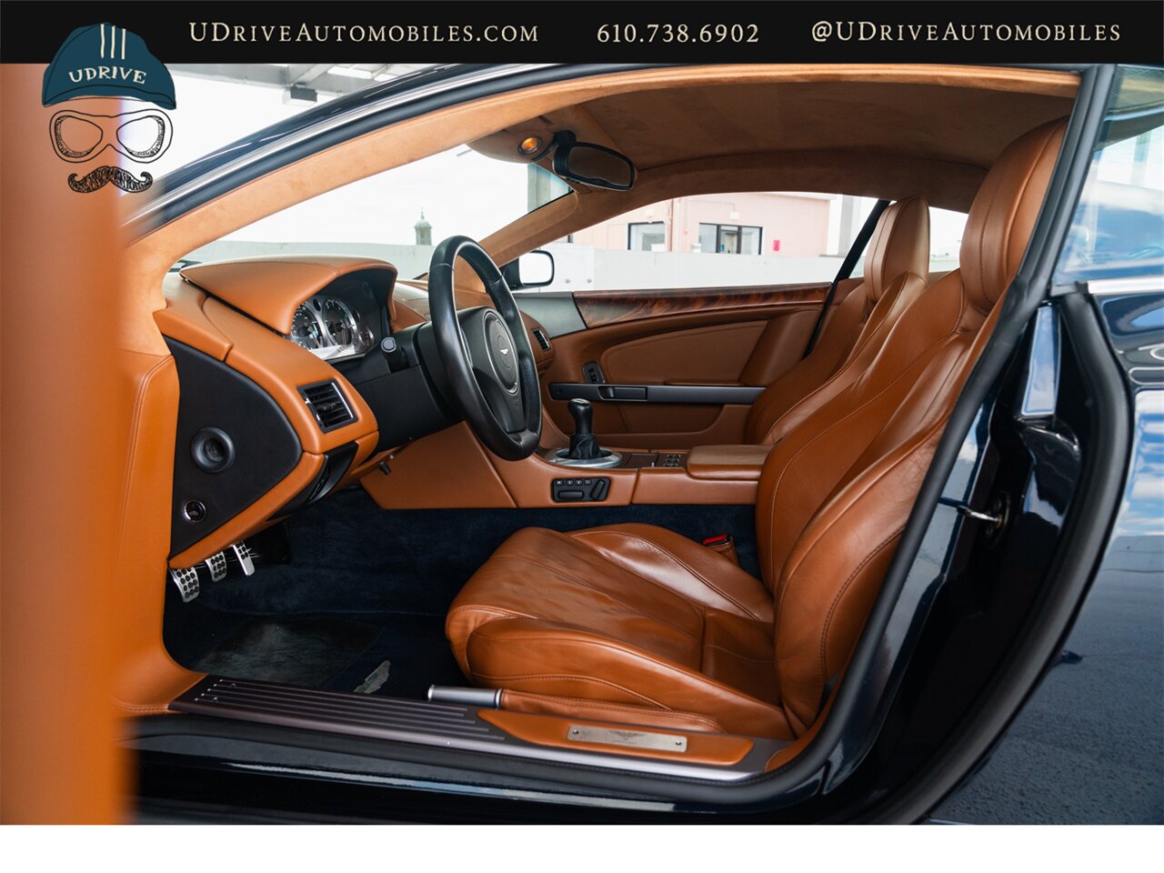 2007 Aston Martin DB9 Coming Soon to Bring a Trailer Rare 6 Speed BMW Carbon Black over Bentley Saddle Leather - Photo 33 - West Chester, PA 19382