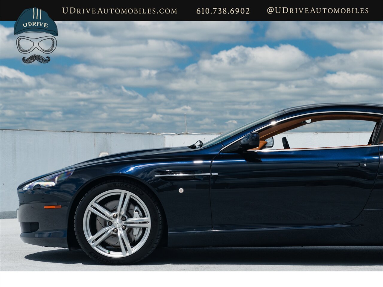 2007 Aston Martin DB9 Coming Soon to Bring a Trailer Rare 6 Speed BMW Carbon Black over Bentley Saddle Leather - Photo 10 - West Chester, PA 19382