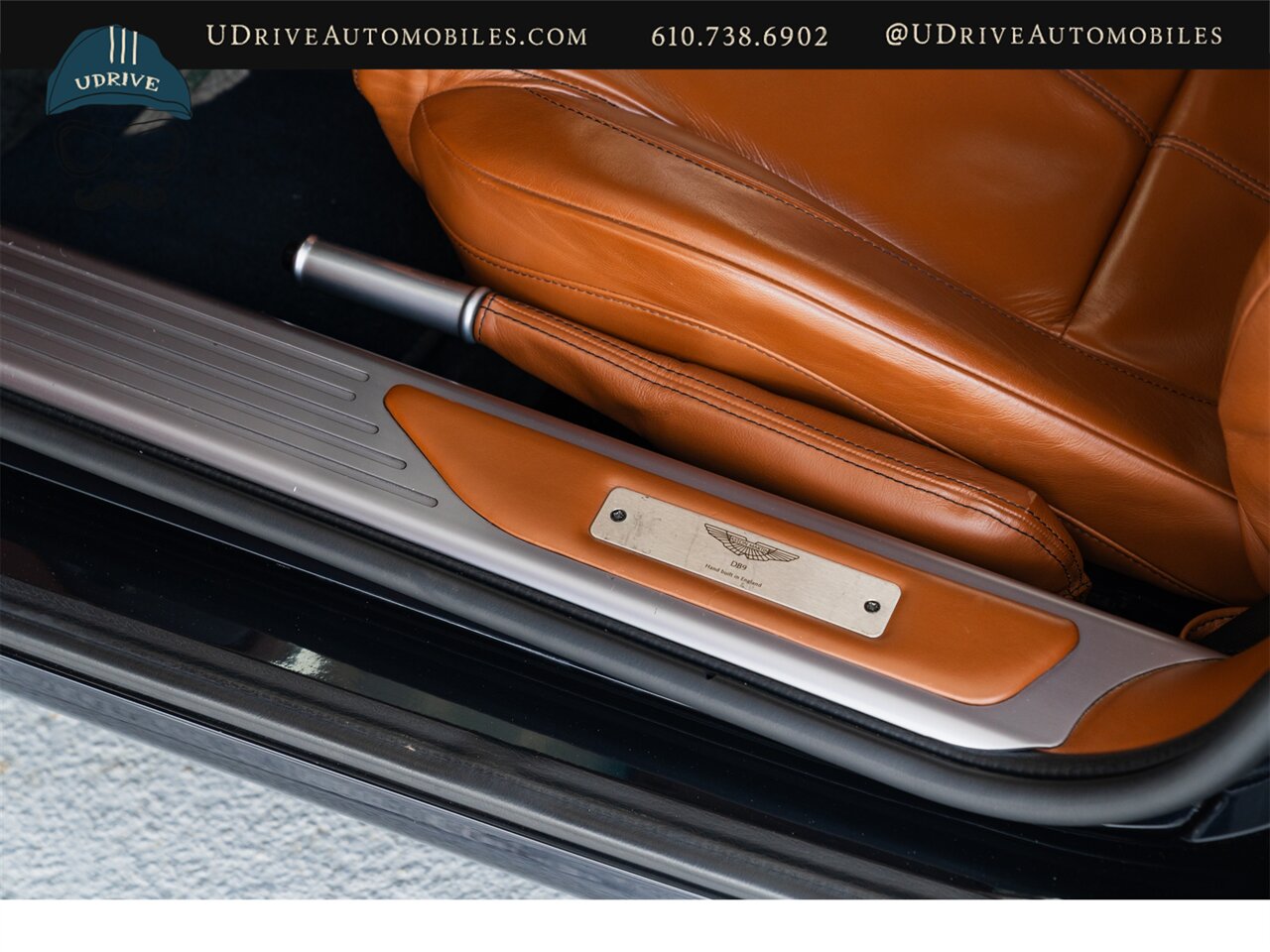 2007 Aston Martin DB9 Coming Soon to Bring a Trailer Rare 6 Speed BMW Carbon Black over Bentley Saddle Leather - Photo 34 - West Chester, PA 19382