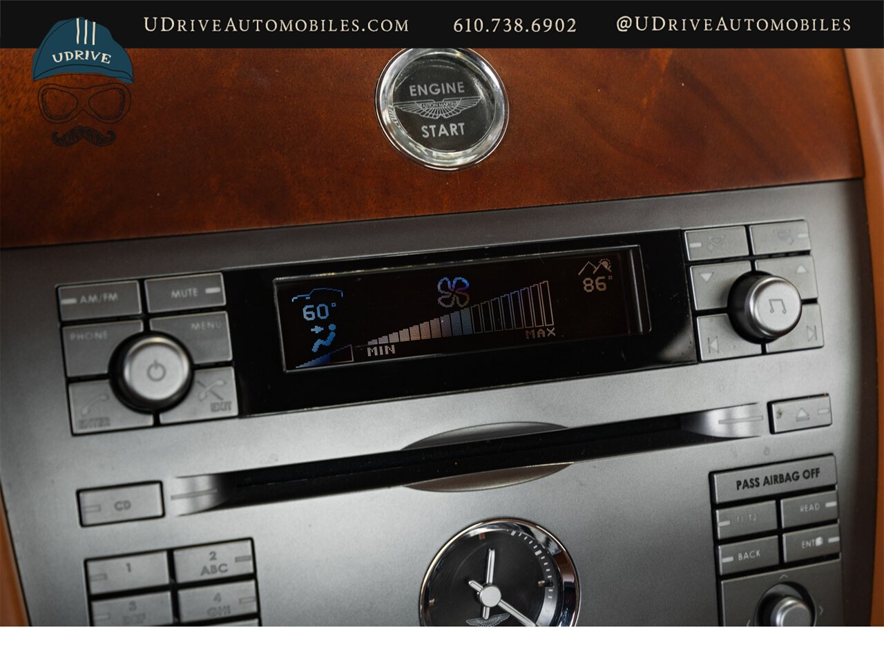 2007 Aston Martin DB9 Coming Soon to Bring a Trailer Rare 6 Speed BMW Carbon Black over Bentley Saddle Leather - Photo 46 - West Chester, PA 19382