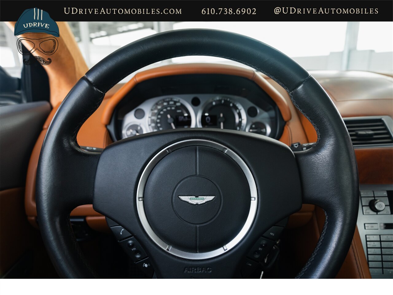2007 Aston Martin DB9 Coming Soon to Bring a Trailer Rare 6 Speed BMW Carbon Black over Bentley Saddle Leather - Photo 36 - West Chester, PA 19382