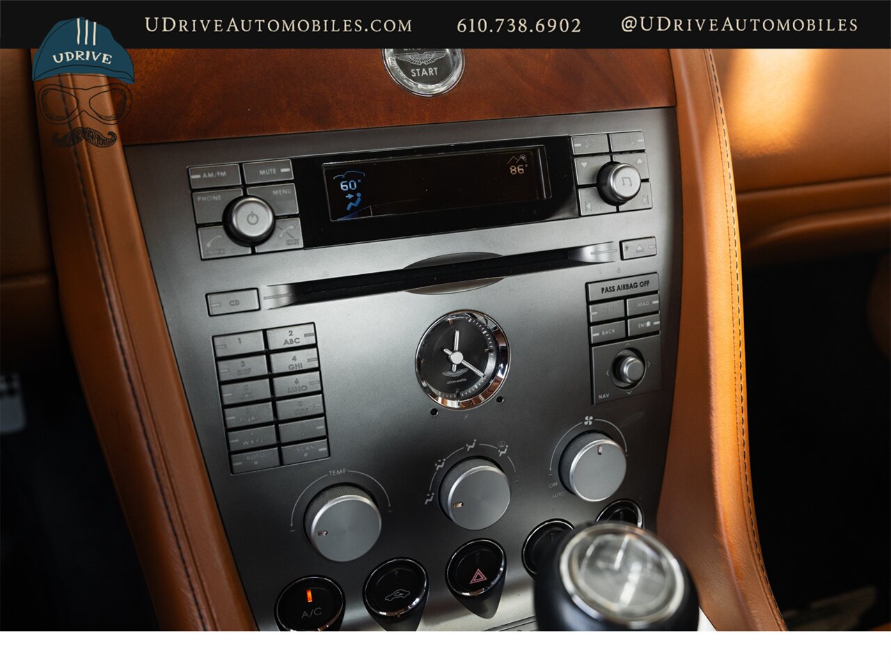 2007 Aston Martin DB9 Coming Soon to Bring a Trailer Rare 6 Speed BMW Carbon Black over Bentley Saddle Leather - Photo 45 - West Chester, PA 19382