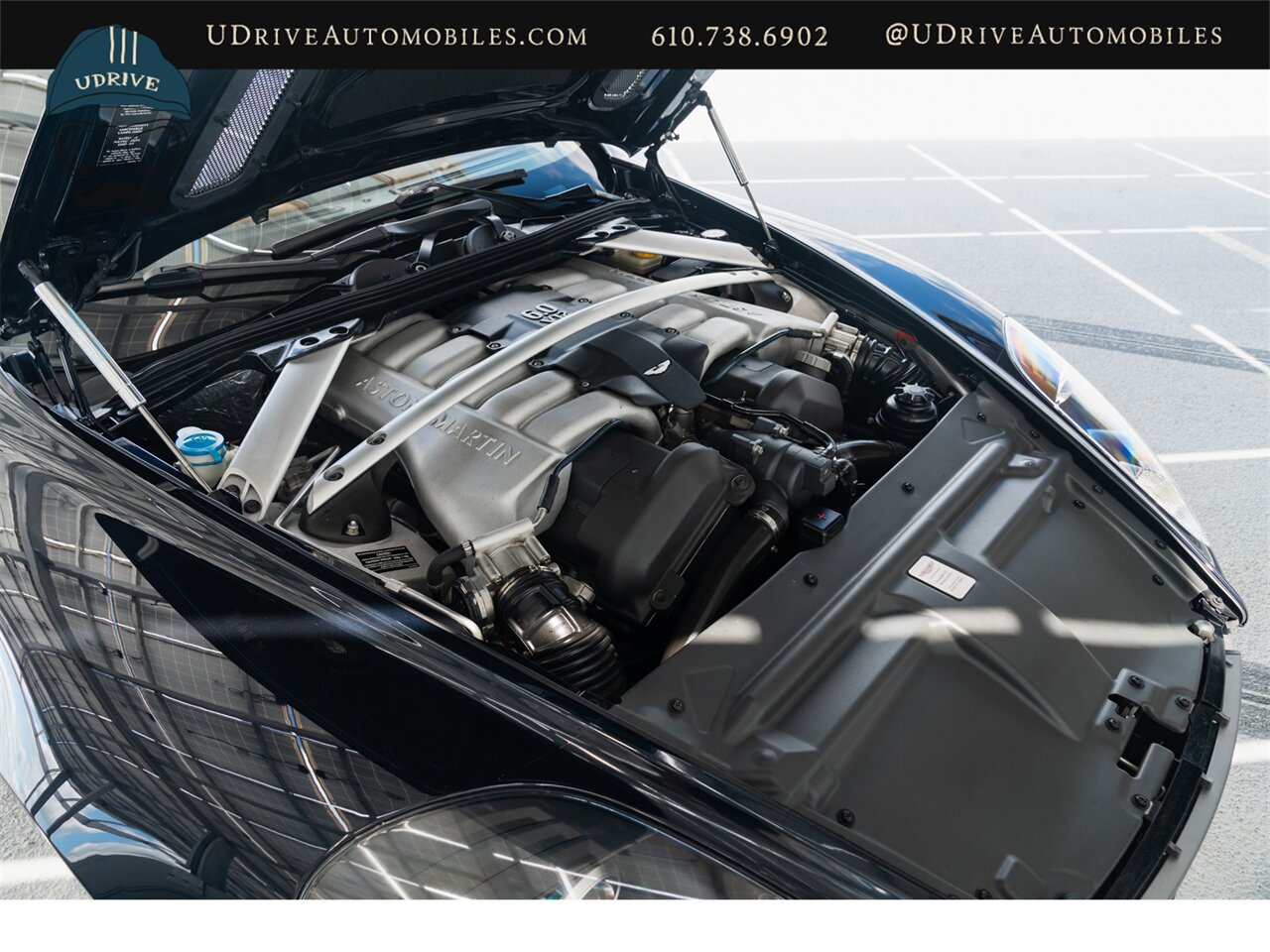 2007 Aston Martin DB9 Coming Soon to Bring a Trailer Rare 6 Speed BMW Carbon Black over Bentley Saddle Leather - Photo 60 - West Chester, PA 19382