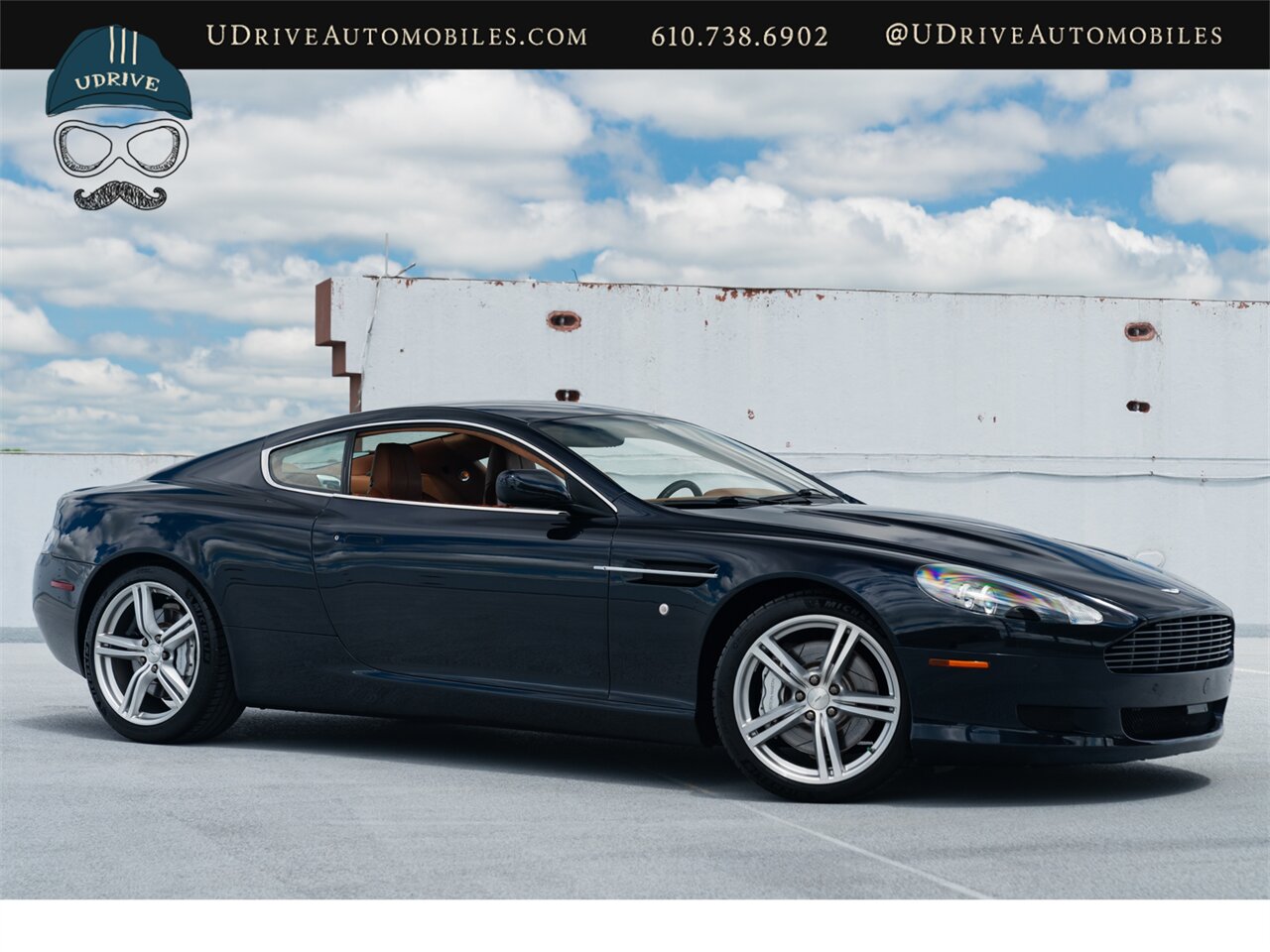 2007 Aston Martin DB9 Coming Soon to Bring a Trailer Rare 6 Speed BMW Carbon Black over Bentley Saddle Leather - Photo 4 - West Chester, PA 19382