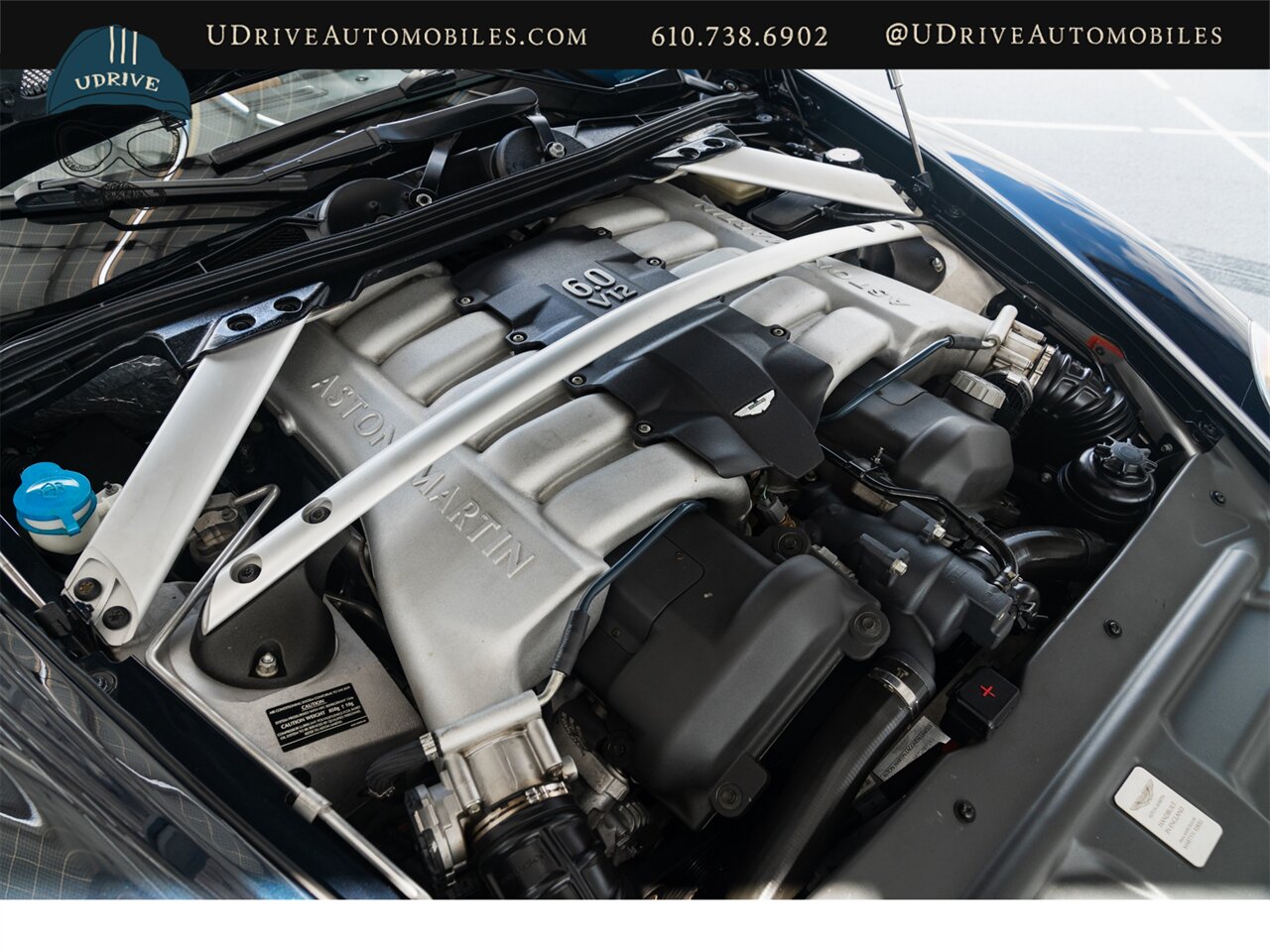 2007 Aston Martin DB9 Coming Soon to Bring a Trailer Rare 6 Speed BMW Carbon Black over Bentley Saddle Leather - Photo 61 - West Chester, PA 19382