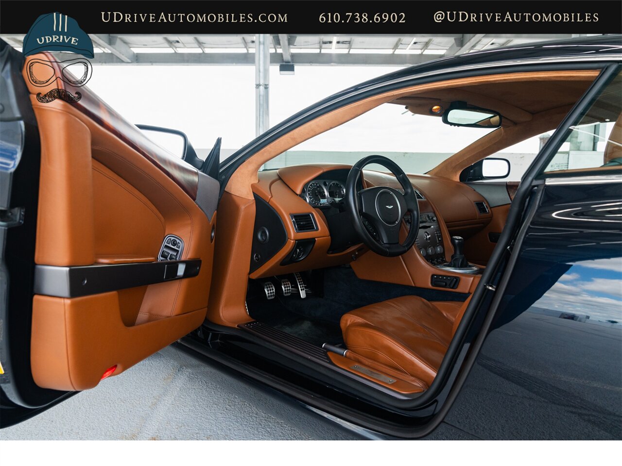 2007 Aston Martin DB9 Coming Soon to Bring a Trailer Rare 6 Speed BMW Carbon Black over Bentley Saddle Leather - Photo 31 - West Chester, PA 19382