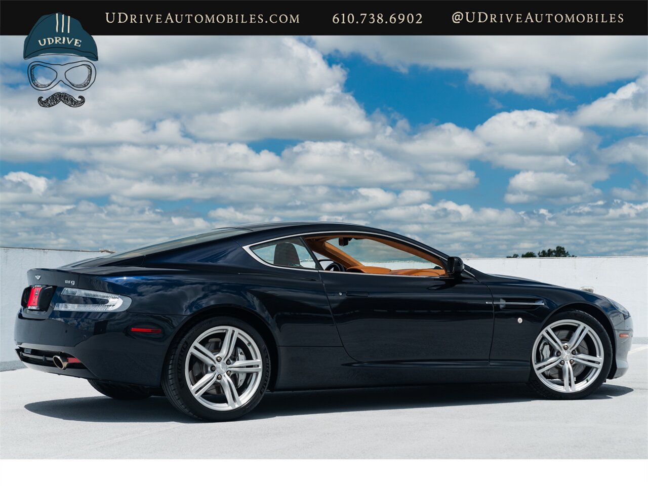 2007 Aston Martin DB9 Coming Soon to Bring a Trailer Rare 6 Speed BMW Carbon Black over Bentley Saddle Leather - Photo 3 - West Chester, PA 19382
