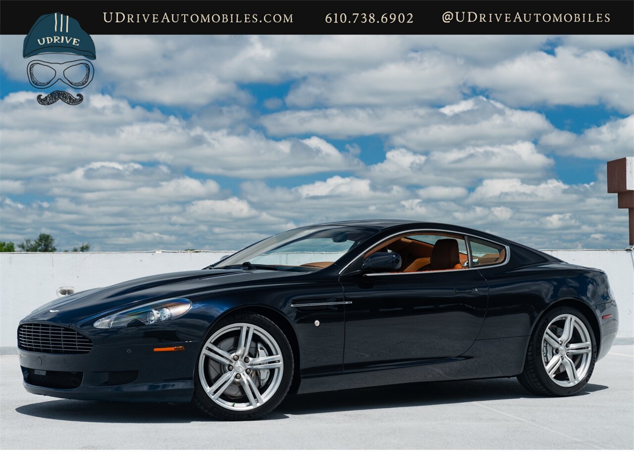 2007 Aston Martin DB9  Coming Soon to Bring a Trailer Rare 6 Speed BMW Carbon Black over Bentley Saddle Leather - Photo 1 - West Chester, PA 19382