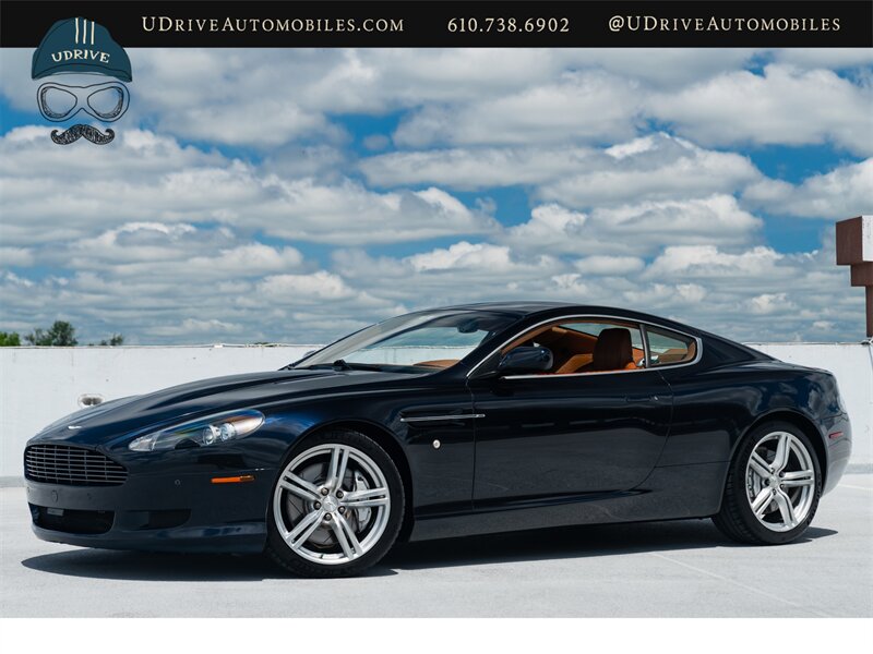 2007 Aston Martin DB9  Coming Soon to Bring a Trailer Rare 6 Speed BMW Carbon Black over Bentley Saddle Leather