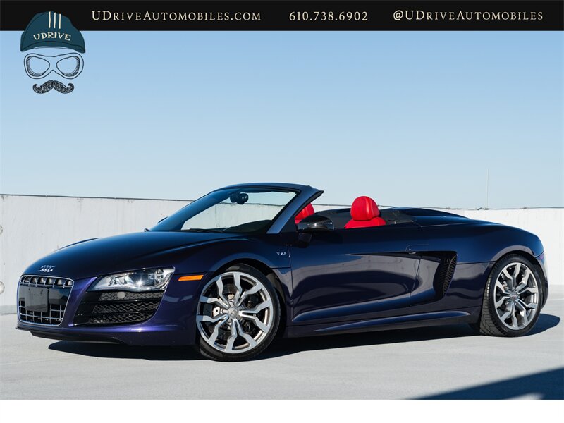 2011 Audi R8 5.2 quattro Spyder  6 Speed Audi Exclusive PKG Velvet Purple Metallic Carbon Interior Trim