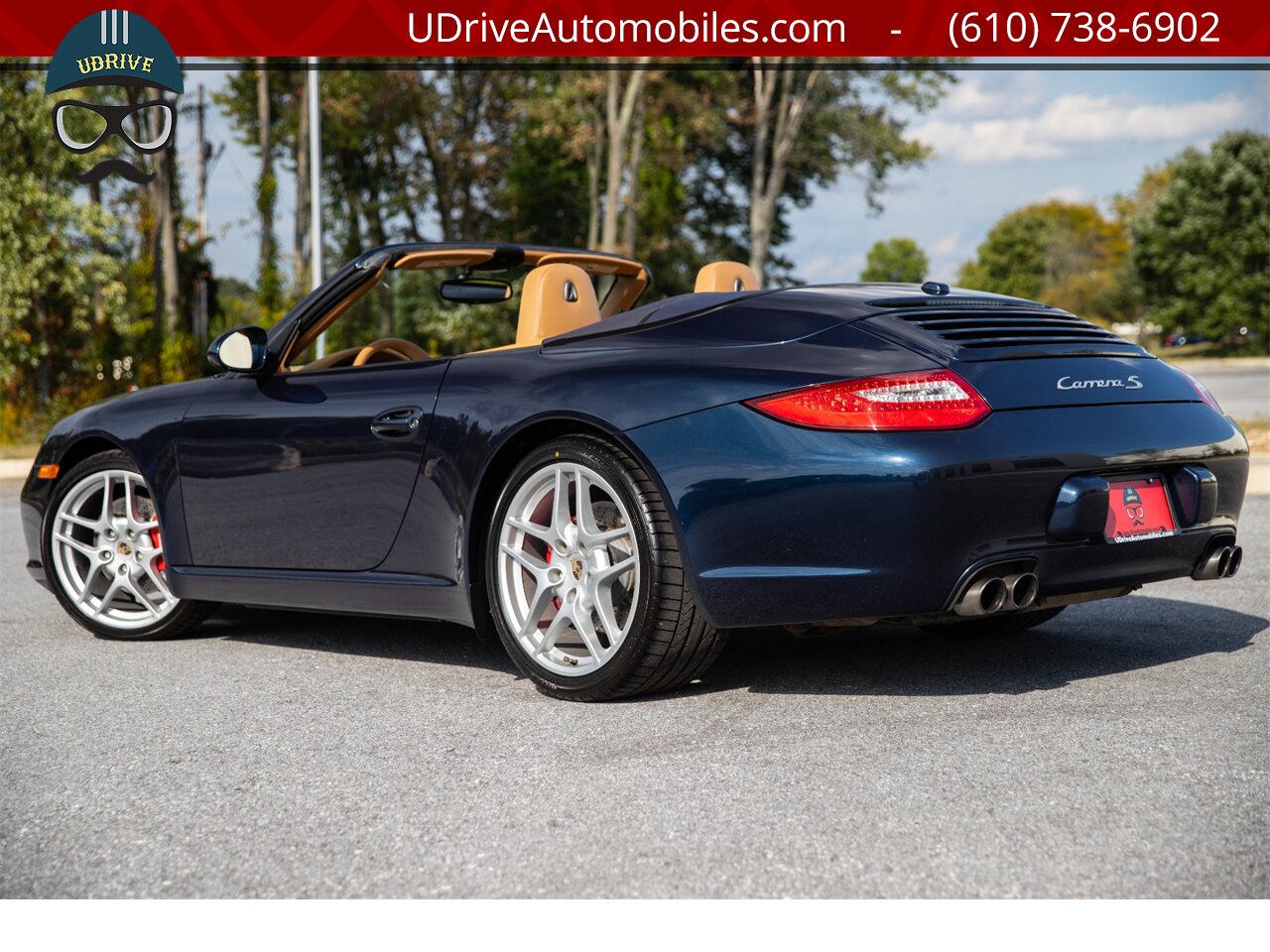 2011 Porsche 911 S 997.2S Cabriolet PDK Rare Color Blue Top  Paddle Shift Chrono Vent Seats Service History - Photo 5 - West Chester, PA 19382