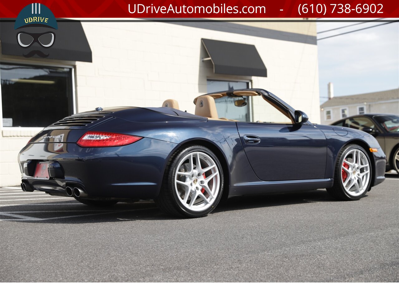 2011 Porsche 911 S 997.2S Cabriolet PDK Rare Color Blue Top  Paddle Shift Chrono Vent Seats Service History - Photo 19 - West Chester, PA 19382