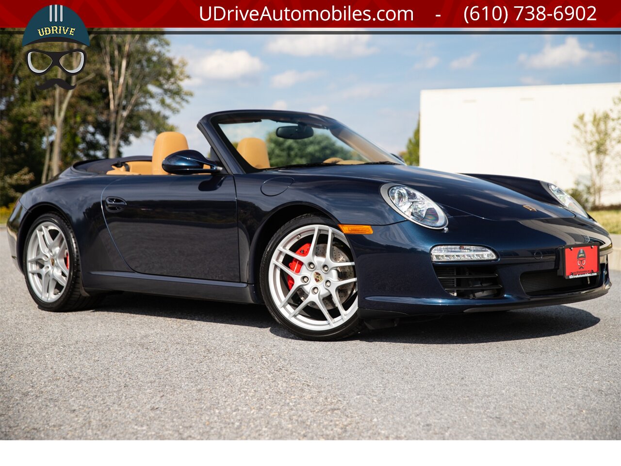 2011 Porsche 911 S 997.2S Cabriolet PDK Rare Color Blue Top  Paddle Shift Chrono Vent Seats Service History - Photo 4 - West Chester, PA 19382