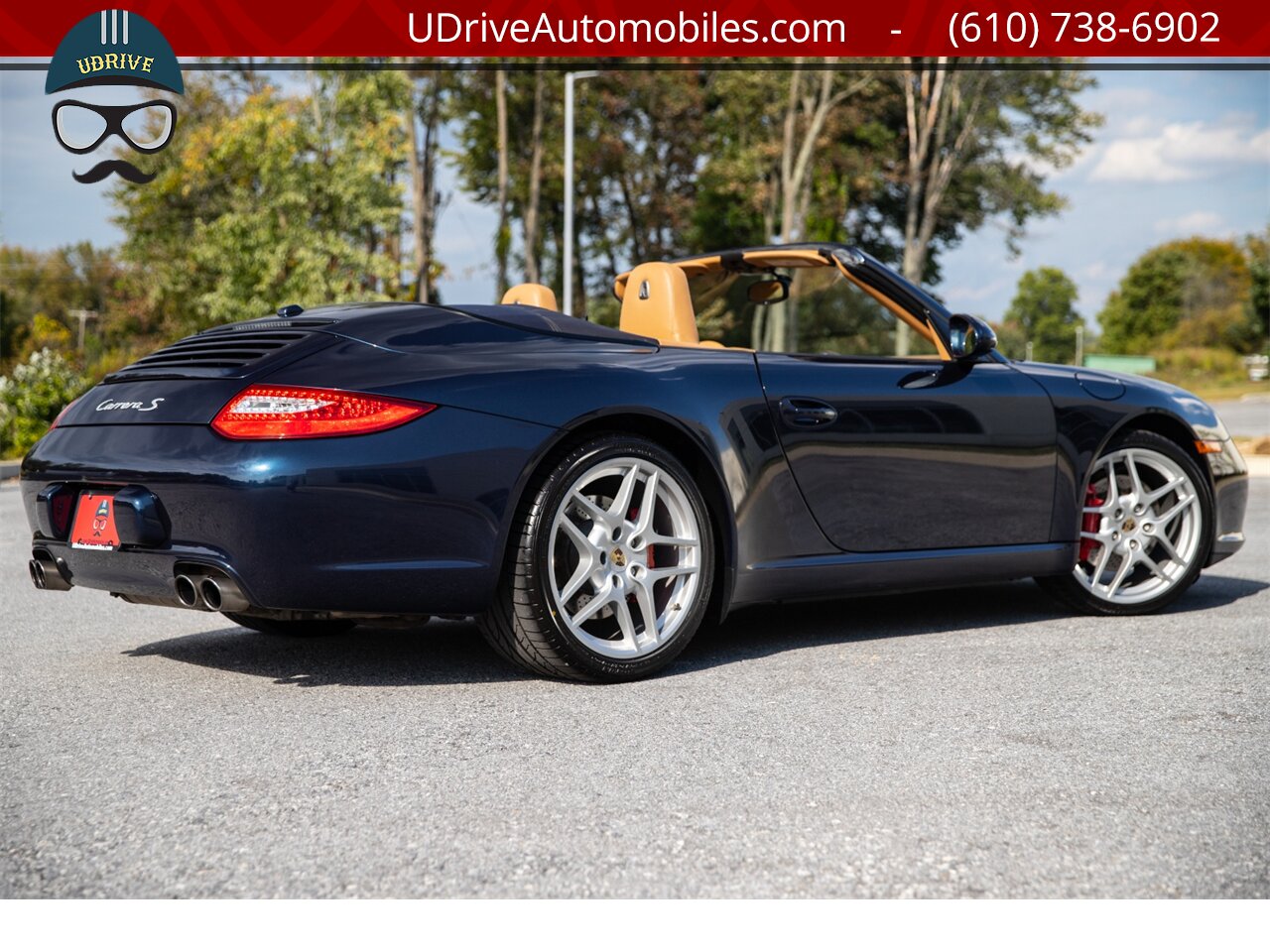 2011 Porsche 911 S 997.2S Cabriolet PDK Rare Color Blue Top  Paddle Shift Chrono Vent Seats Service History - Photo 3 - West Chester, PA 19382