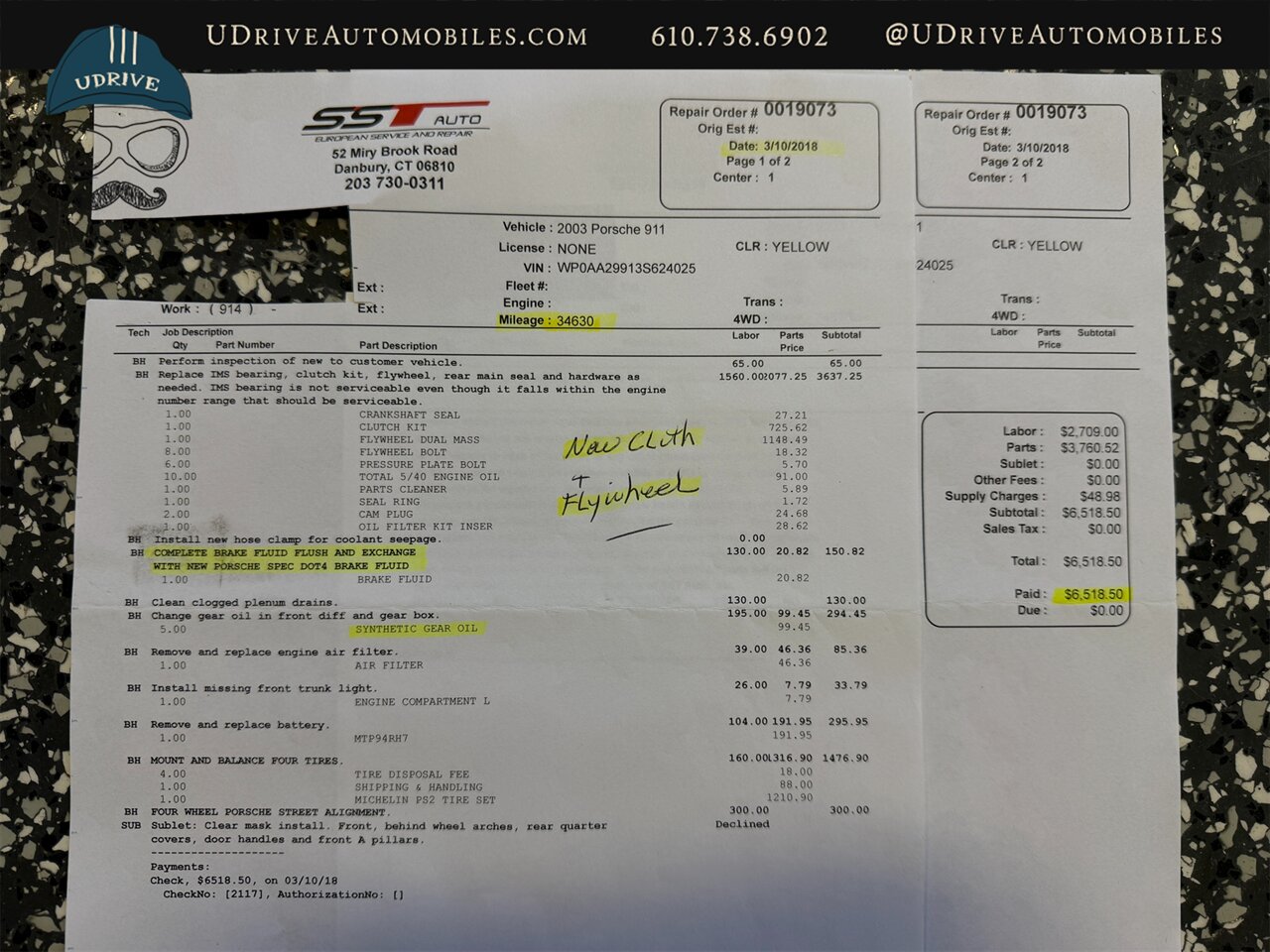 2003 Porsche 911 Carrera 4S  996 C4S 6 Speed Sport Exhaust Dev Stitch Throughout Serv Hist - Photo 67 - West Chester, PA 19382