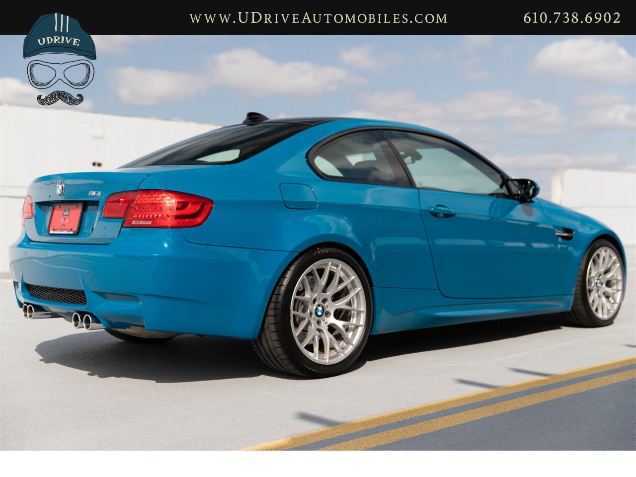 2013 BMW M3 E92 5k Miles Competition Pkg BMW Individual Colour  LagunaSeca Blue Tobago Blue Stitching 1 of 18 - Photo 18 - West Chester, PA 19382