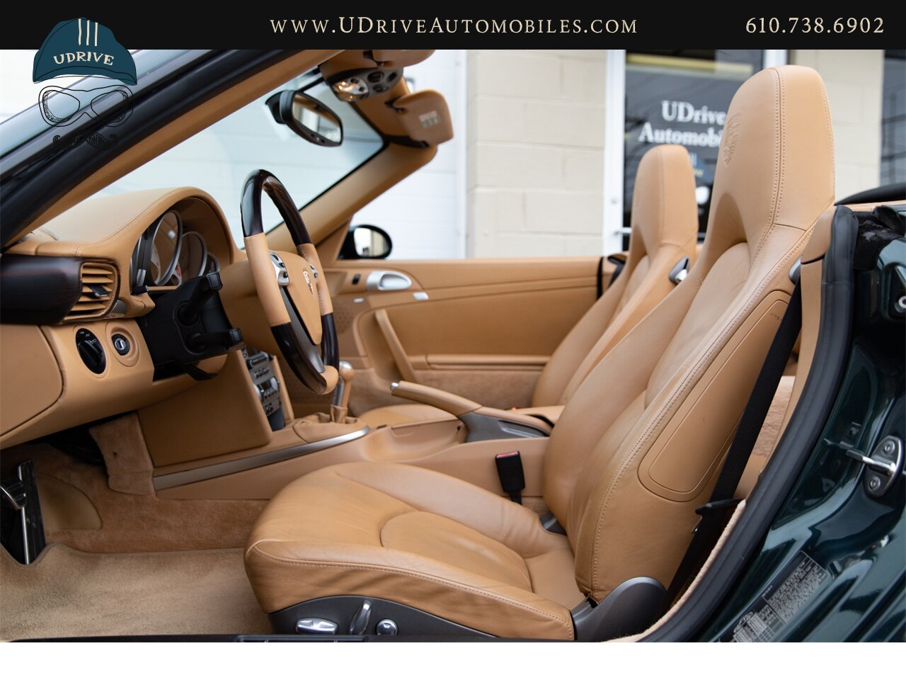 2006 Porsche 911 Carrera S Cabriolet 6 Speed Forest Green  Sport Shifter Makassar Wood New Tires - Photo 28 - West Chester, PA 19382