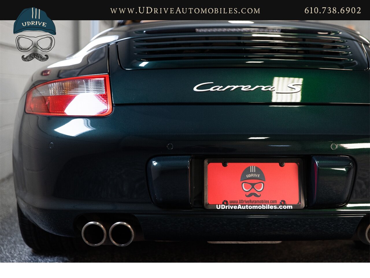 2006 Porsche 911 Carrera S Cabriolet 6 Speed Forest Green  Sport Shifter Makassar Wood New Tires - Photo 18 - West Chester, PA 19382