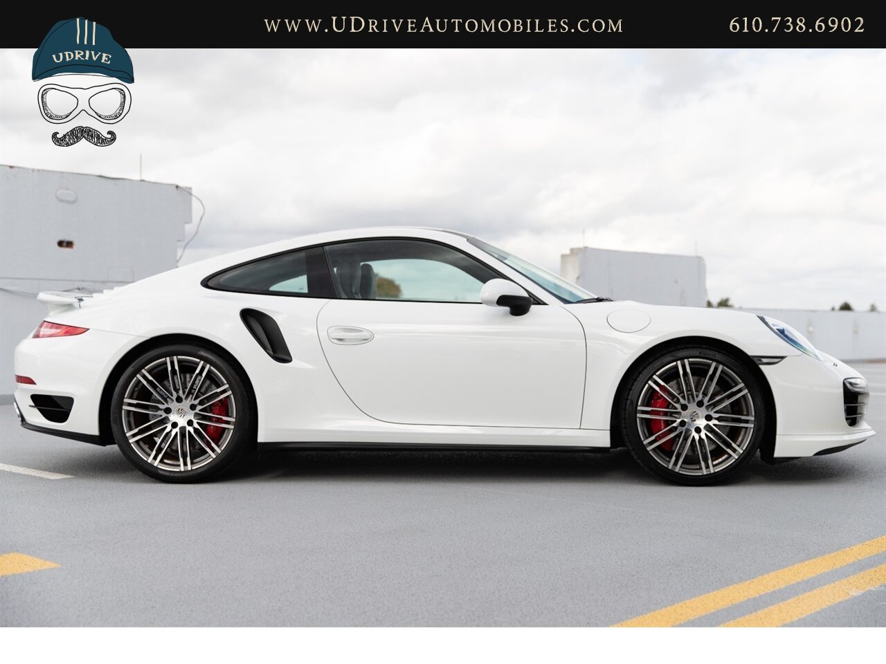 2014 Porsche 911 Turbo 12k Miles White over Black Chrono Rear Wiper  Sport Seats 20in Turbo Whls Sunroof Red Belts - Photo 15 - West Chester, PA 19382