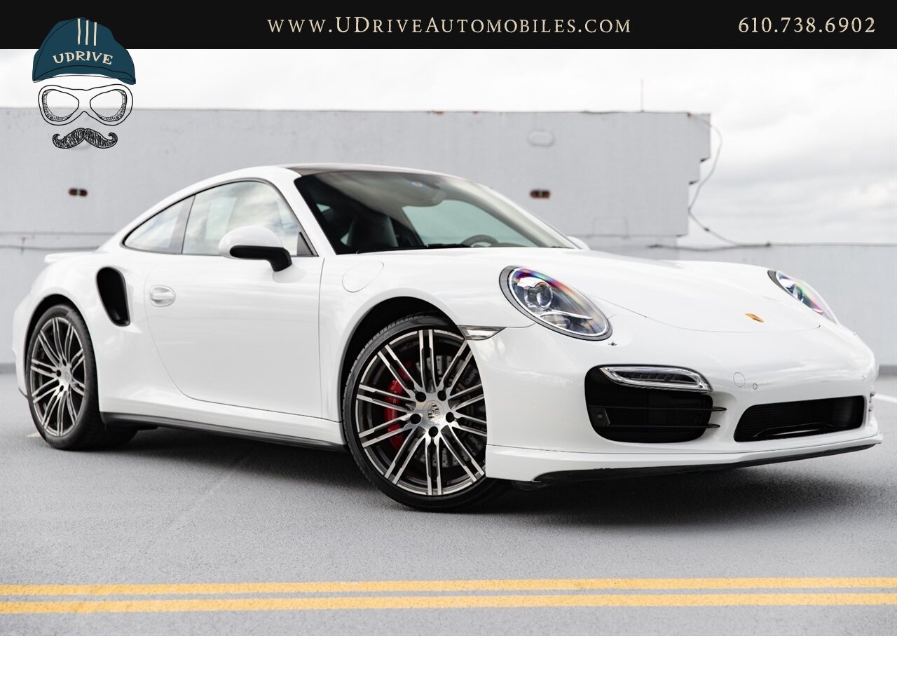 2014 Porsche 911 Turbo 12k Miles White over Black Chrono Rear Wiper  Sport Seats 20in Turbo Whls Sunroof Red Belts - Photo 4 - West Chester, PA 19382