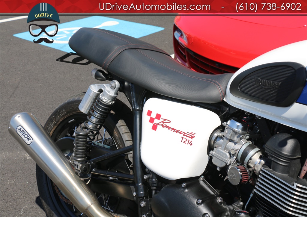 2015 Triumph Bonneville T214 Arrow Exhaust Brat Style Cafe Racer Mods   - Photo 11 - West Chester, PA 19382