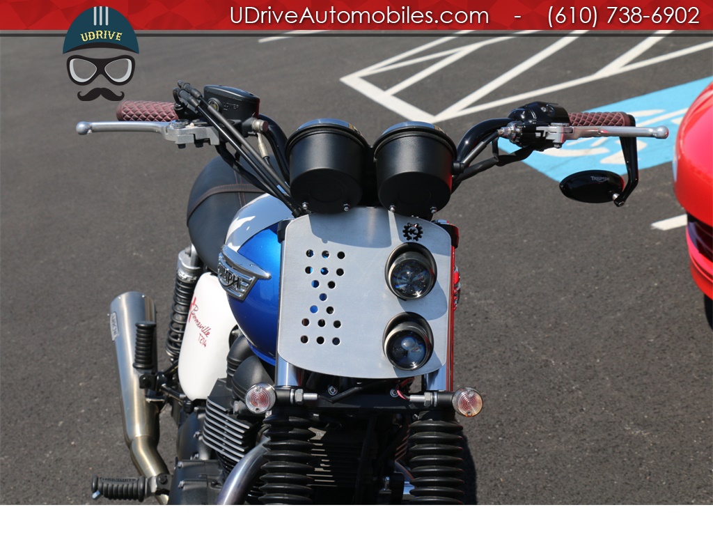 2015 Triumph Bonneville T214 Arrow Exhaust Brat Style Cafe Racer Mods   - Photo 5 - West Chester, PA 19382