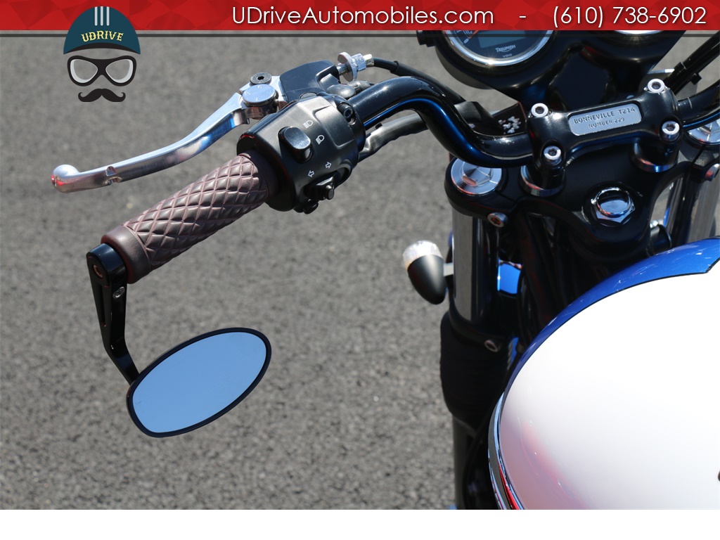 2015 Triumph Bonneville T214 Arrow Exhaust Brat Style Cafe Racer Mods   - Photo 23 - West Chester, PA 19382