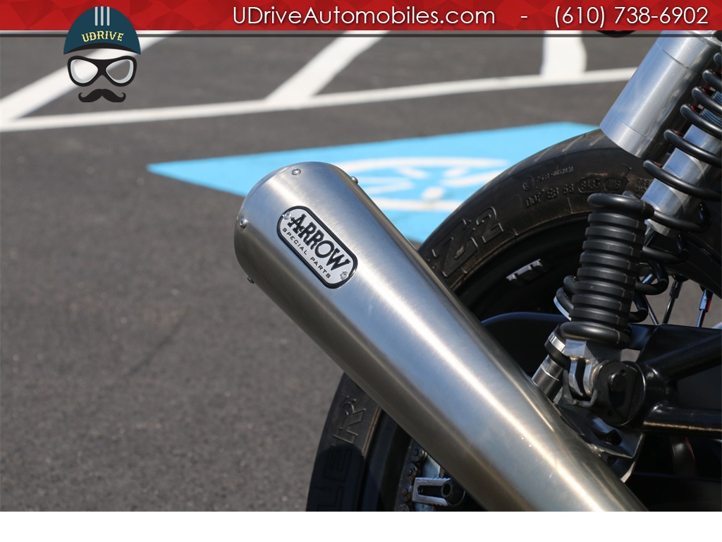 2015 Triumph Bonneville T214 Arrow Exhaust Brat Style Cafe Racer Mods   - Photo 12 - West Chester, PA 19382