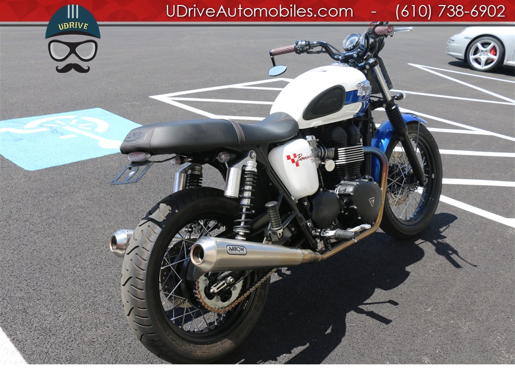 2015 Triumph Bonneville T214 Arrow Exhaust Brat Style Cafe Racer Mods   - Photo 15 - West Chester, PA 19382