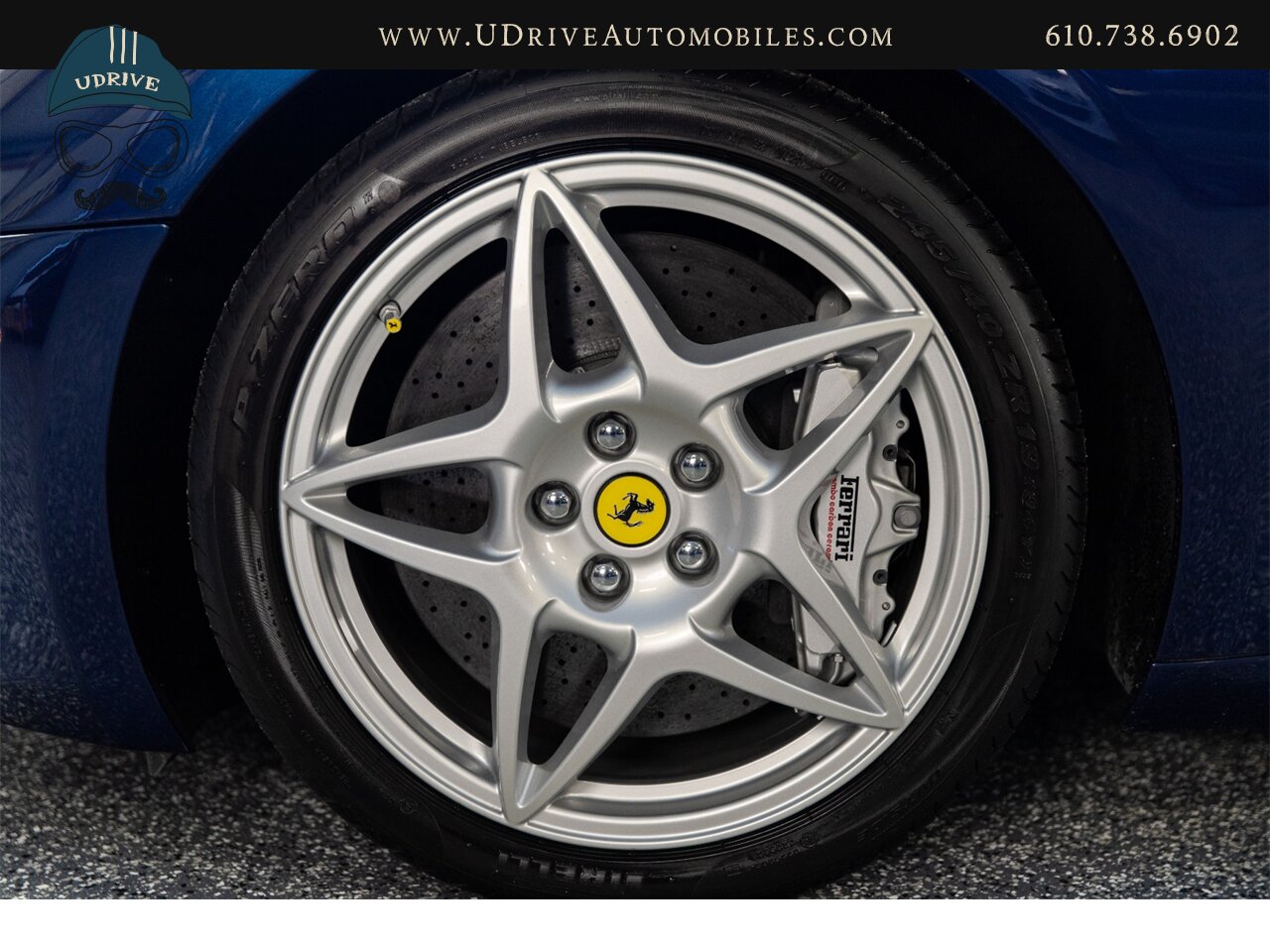 2007 Ferrari 599 GTB Fiorano Tour de France Blue 6k Miles  Ceramic Brakes Daytona Seats Shields Lthr Shelf MSRP $293k - Photo 59 - West Chester, PA 19382