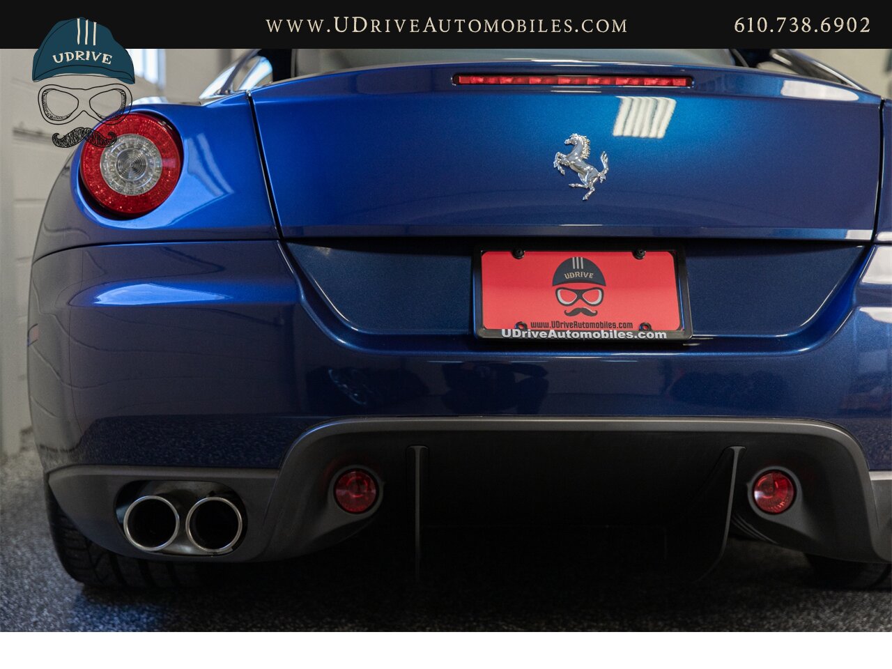 2007 Ferrari 599 GTB Fiorano Tour de France Blue 6k Miles  Ceramic Brakes Daytona Seats Shields Lthr Shelf MSRP $293k - Photo 18 - West Chester, PA 19382