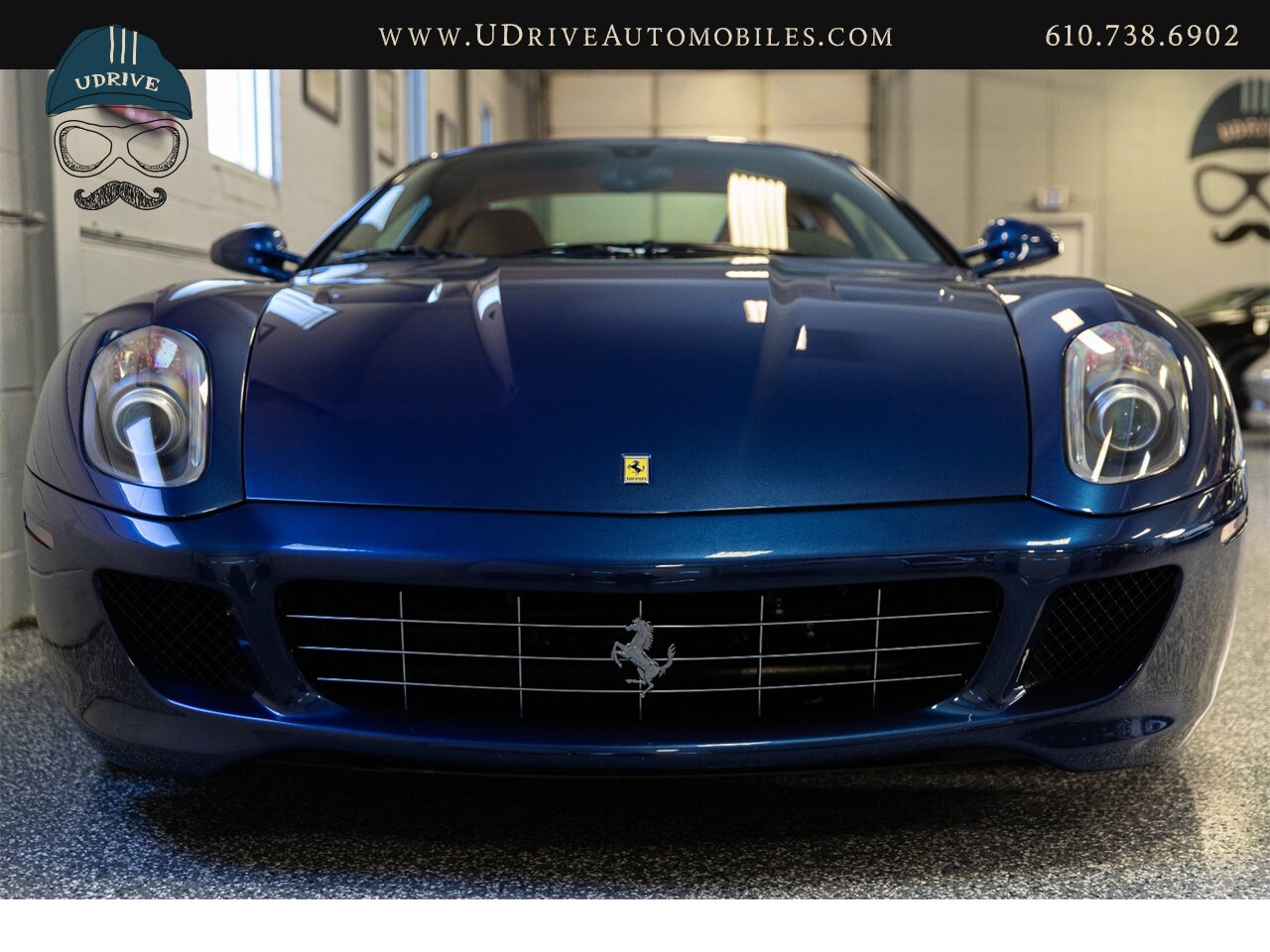 2007 Ferrari 599 GTB Fiorano Tour de France Blue 6k Miles  Ceramic Brakes Daytona Seats Shields Lthr Shelf MSRP $293k - Photo 7 - West Chester, PA 19382