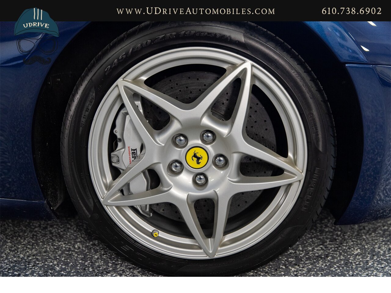 2007 Ferrari 599 GTB Fiorano Tour de France Blue 6k Miles  Ceramic Brakes Daytona Seats Shields Lthr Shelf MSRP $293k - Photo 60 - West Chester, PA 19382