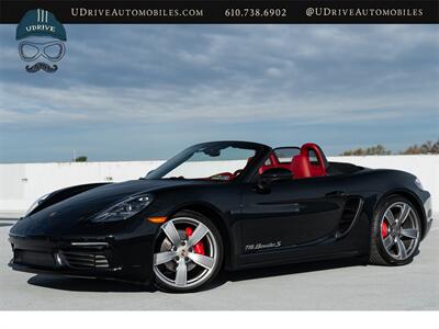 2025 Porsche 718 Boxster S  6 Speed Manual 20's Chrono PASM PTV LCA Factory Warranty Convertible