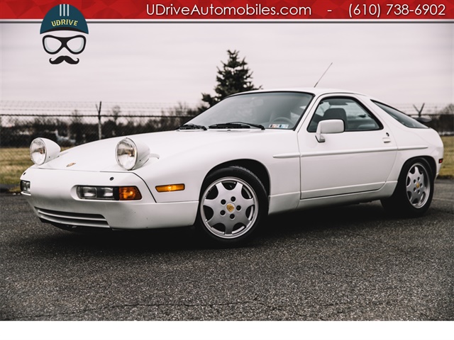 1991 Porsche 928 928 S4 Automatic $10k in Recent Service History  Grand Prix White over Marine Blue Interior