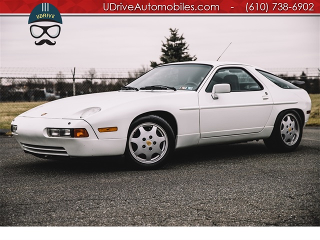 1991 Porsche 928 928 S4 Automatic $10k in Recent Service History  Grand Prix White over Marine Blue Interior