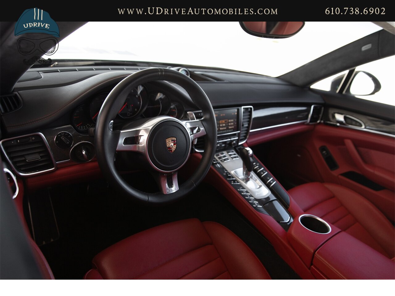 2014 Porsche Panamera GTS 2 Tone Lthtr Pkg Black/Carrera Red Interior  Vent Seats Painted Side Skirts 20in Turbo II Whls Cam Park Asst Surround View Prem Plus - Photo 8 - West Chester, PA 19382