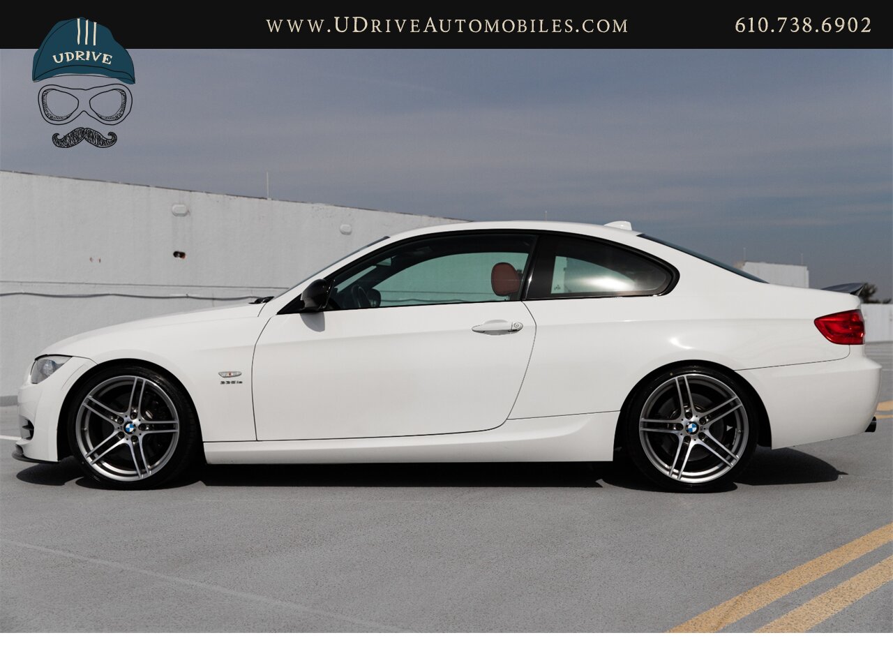 2013 BMW 335is 6 Speed Manual Alpine White over Coral Red  19inch Double Spoke Whls Cld Wthr Prem Pkg Nav Prem Sound Comf Acc - Photo 8 - West Chester, PA 19382