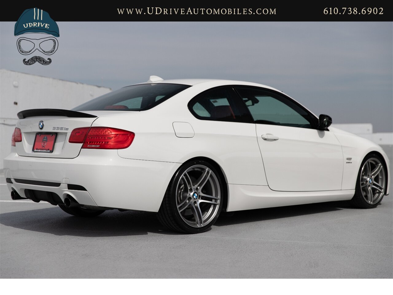 2013 BMW 335is 6 Speed Manual Alpine White over Coral Red  19inch Double Spoke Whls Cld Wthr Prem Pkg Nav Prem Sound Comf Acc - Photo 21 - West Chester, PA 19382