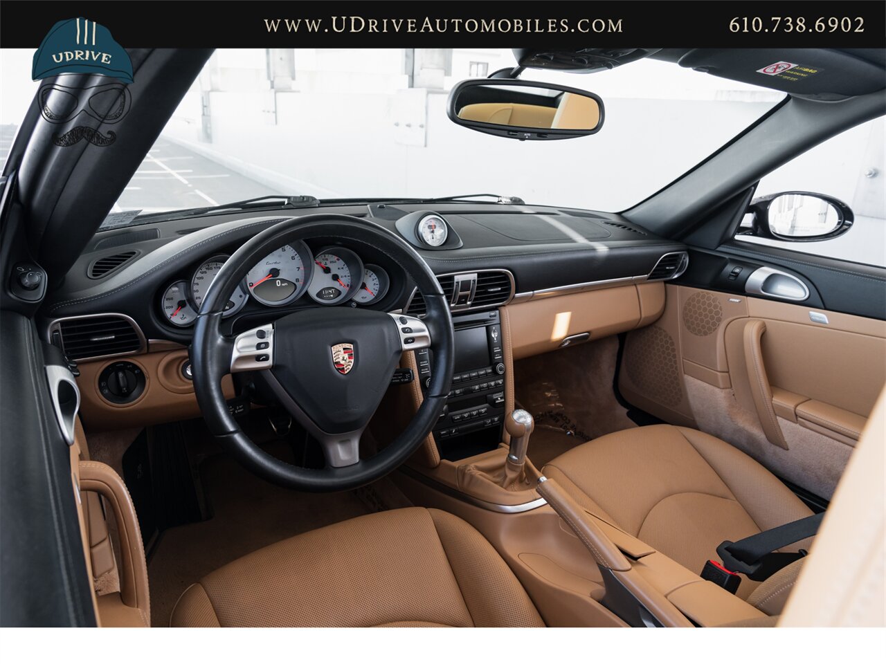 2009 Porsche 911 Turbo  997 6 Speed Manual Chrono Vented Seats Bi-Color Interior - Photo 6 - West Chester, PA 19382