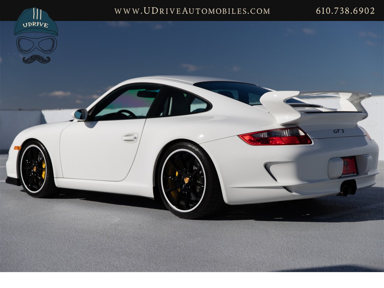 2007 Porsche 911 GT3 Carrara White 11k Miles PCCB Adap Spt Seats  Yellow Stitch Blk Whls Carbon Fiber MSRP $138k - Photo 26 - West Chester, PA 19382