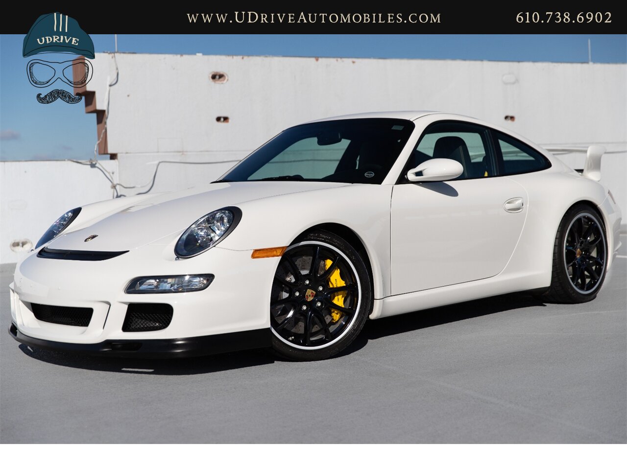 2007 Porsche 911 GT3 Carrara White 11k Miles PCCB Adap Spt Seats  Yellow Stitch Blk Whls Carbon Fiber MSRP $138k - Photo 1 - West Chester, PA 19382