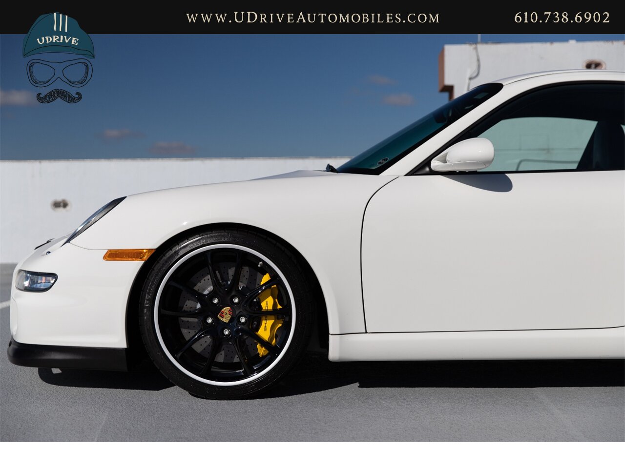 2007 Porsche 911 GT3 Carrara White 11k Miles PCCB Adap Spt Seats  Yellow Stitch Blk Whls Carbon Fiber MSRP $138k - Photo 10 - West Chester, PA 19382