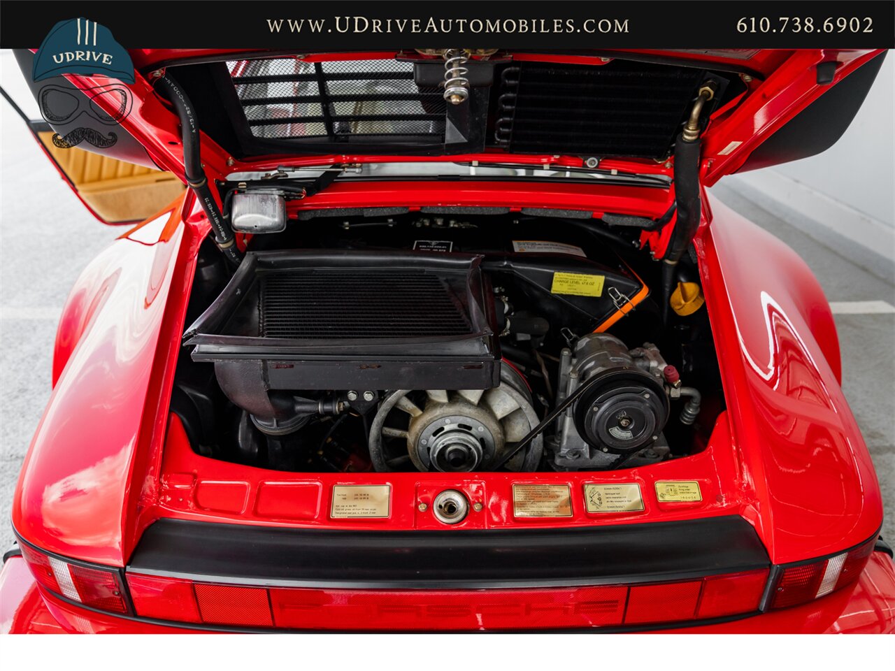 1987 Porsche 911 930 Turbo 12k Miles Guards Red over  Champagne Special Leather - Photo 47 - West Chester, PA 19382