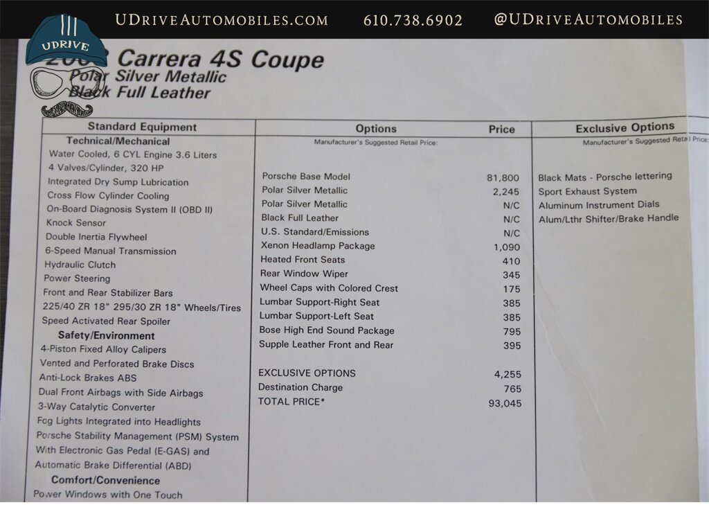 2003 Porsche 911 Carrera 4S 996 C4S 6 Speed 28k Miles Rare Color Sport Exhaust IMS Retrofit Service History - Photo 10 - West Chester, PA 19382
