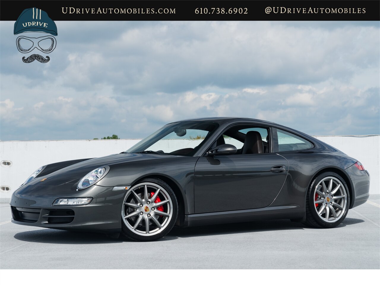 2007 Porsche 911 Carrera 4S  997 6 Speed Slate Grey Cocoa Full Lthr Sport Chrono Adap Sport Seats Sport Shifter - Photo 1 - West Chester, PA 19382