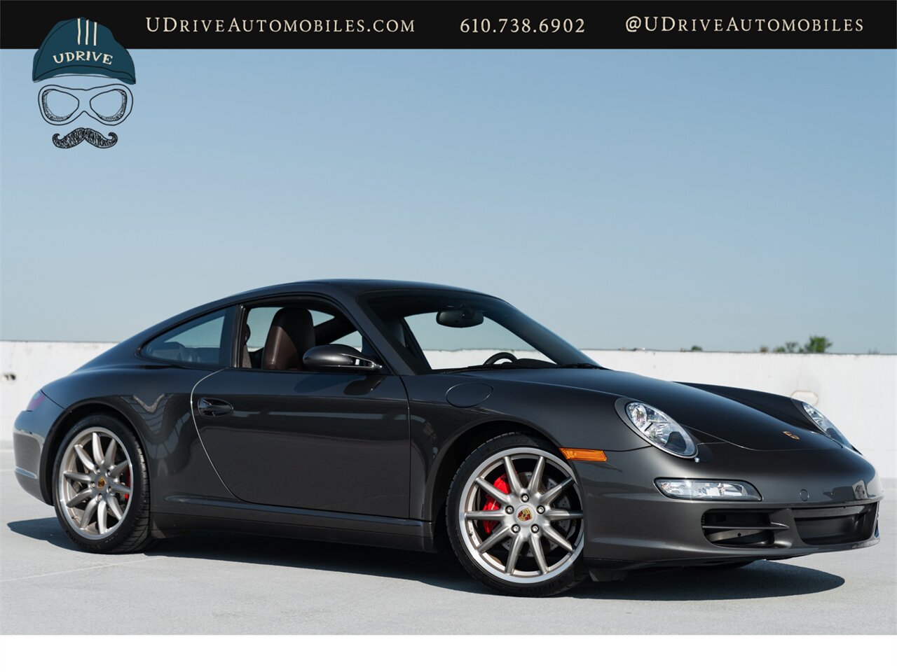 2007 Porsche 911 Carrera 4S  997 6 Speed Slate Grey Cocoa Full Lthr Chrono Adap Spt Seats Spt Shift - Photo 4 - West Chester, PA 19382