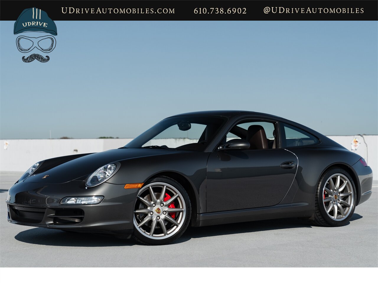 2007 Porsche 911 Carrera 4S  997 6 Speed Slate Grey Cocoa Full Lthr Chrono Adap Spt Seats Spt Shift - Photo 1 - West Chester, PA 19382